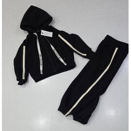 Фотография Костюм детский спортивный тёплый на девочку B4885 black р.128-164 "Bright Harmony" недорого оптом от прямого поставщика