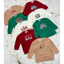 Фотография Худи детский унисекс B732 beige-beige р.110-128 "Bright Harmony" недорого оптом от прямого поставщика