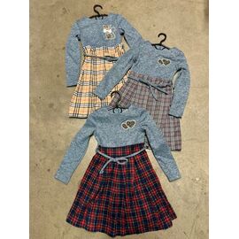 Фотография Платье детское на девочку BH34 beige р.116-140 "Bright Harmony" недорого оптом от прямого поставщика