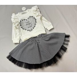 Фотография Костюм детский на девочку BH61 milk р.98-128 "Bright Harmony" недорого оптом от прямого поставщика