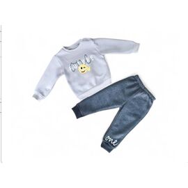 Фотография Костюм детский спортивный тёплый на мальчика 3426 grey р.0.9-2 "MALIBU" недорого оптом от прямого поставщика