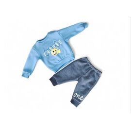 Фотография Костюм детский спортивный тёплый на мальчика 3426 l.blue р.0.9-2 "MALIBU" недорого оптом от прямого поставщика