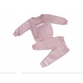 Фотография Костюм детский спортивный тёплый на девочку 3451-0 beige р.2-5 "MALIBU" недорого оптом от прямого поставщика