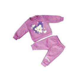 Фотография Костюм детский спортивный тёплый на девочку 3477 d.pink р.0.9-2 "MALIBU" недорого оптом от прямого поставщика
