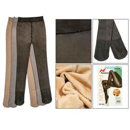 Фотография Колготы тёплые женские 708 mix р.3XL-9XL "Алия" недорого оптом от прямого поставщика