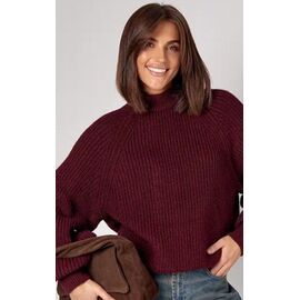 Светр жіночий LR852 wine р.one size "Lora" недорого оптом від прямого постачальника