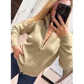 Кофта жіноча тепла LR862 beige р.42-46 "Lora" недорого оптом від прямого постачальника
