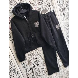 Костюм спортивний жіночий LR902 black р.42-46 "Lora" недорого оптом від прямого постачальника