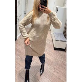 Сукня тепла жіноча LR910 beige р.one size "Lora" недорого оптом від прямого постачальника