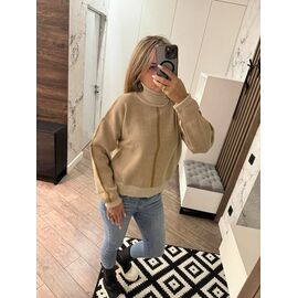 Светр жіночий LR917 beige р.42-46 "Lora" недорого оптом від прямого постачальника