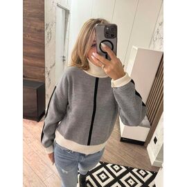 Светр жіночий LR918 black р.42-46 "Lora" недорого оптом від прямого постачальника