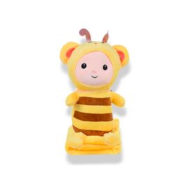 Дитячий плед унісекс 7503 (12121), Бджола 50х20, плед 160х120 р.120*160 "Obuv OK2" недорого оптом від прямого постачальника