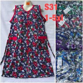 Фотография Халат женский S31 mix р.58-66 "SHELLY" недорого оптом от прямого поставщика