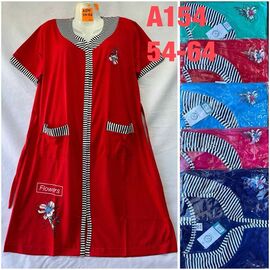 Фотография Халат женский A154 mix р.54-64 "SHELLY" недорого оптом от прямого поставщика