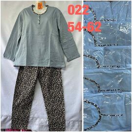 Фотография Пижама тёплая женская 022 mix р.54-62 "SHELLY" недорого оптом от прямого поставщика