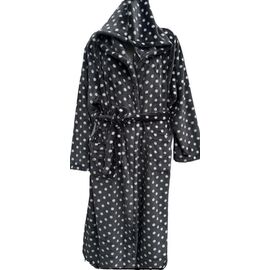 Фотография Халат женский тёплый H150 black р.56-60 "SHELLY" недорого оптом от прямого поставщика