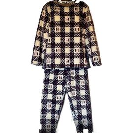 Фотография Пижама тёплая женская H158 beige р.48-58 "SHELLY" недорого оптом от прямого поставщика