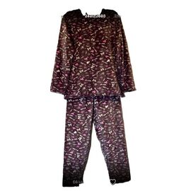 Фотография Пижама тёплая женская H162 violet р.48-58 "SHELLY" недорого оптом от прямого поставщика