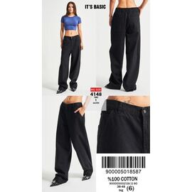 Джинси жіночі 4148-1 black р.38-48 "Jeans Style" недорого оптом від прямого постачальника