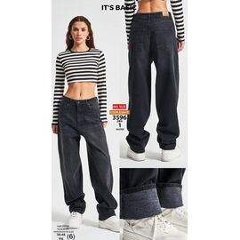 Фотография Джинсы женские 3596-1 d.grey р.38-48 "Jeans Style" недорого оптом от прямого поставщика