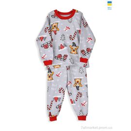 Дитяча піжама Зима 195287 grey (5 шт. р.сітка92-128) "Kir15" недорого оптом від прямого постачальника