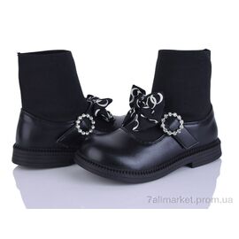 Черевики дитячі зручні Весна/осінь 2237-3B (8 пар р.32-37) "Xifa kids" недорого оптом від прямого постачальника