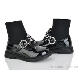 Черевики дитячі зручні Весна/осінь 2237-2F (8 пар р.26-31) "Xifa kids" недорого оптом від прямого постачальника