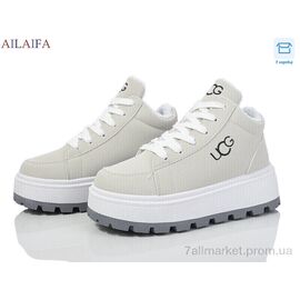 Фотография Ботинки женские стильные зима CM20 grey (8 пар р.36-41) "Ailaifa" недорого оптом от прямого поставщика