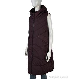 Жилетка жіноча Весна/осінь 2301 (12123) bordo (5 шт. р.сіткаM-2XL) "Obuvok" недорого оптом від прямого постачальника