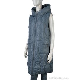 Жилетка жіноча Весна/осінь 965 (12116) grey (5 шт. р.сіткаXL-5XL) "Obuvok" недорого оптом від прямого постачальника