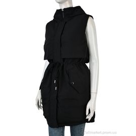 Жилетка жіноча Весна/осінь 2315 (12126) black (5 шт. р.сітка48-56) "Obuvok" недорого оптом від прямого постачальника