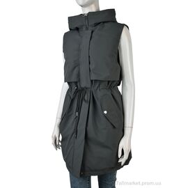 Жилетка жіноча Весна/осінь 2315 (12126) grey (5 шт. р.сітка48-56) "Obuvok" недорого оптом від прямого постачальника