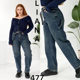 Фотография Джинсы женские 477 l.blue р.28-33 "Liana Denim" недорого оптом от прямого поставщика