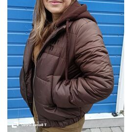 Куртка жіноча зимова 970 brown р.44-50 "LIArt" недорого оптом від прямого постачальника
