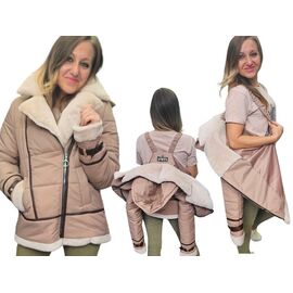 Куртка жіноча зимова 920 beige р.42-48 "LIArt" недорого оптом від прямого постачальника