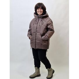 Куртка жіноча зимова 979 brown р.44-54 "LIArt" недорого оптом від прямого постачальника
