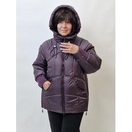 Куртка жіноча зимова 979 violet р.44-54 "LIArt" недорого оптом від прямого постачальника