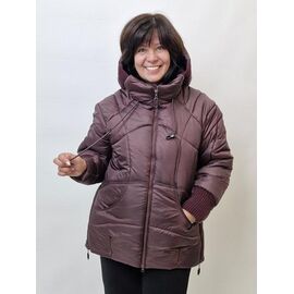 Куртка жіноча зимова 979 wine р.44-54 "LIArt" недорого оптом від прямого постачальника