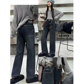 Джинси дитячі утеплені на дівчинку 253015 black р.26-30 "Major" недорого оптом від прямого постачальника