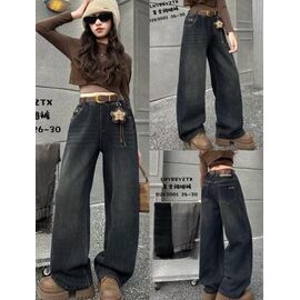 Фотография Джинсы детские утеплённые на девочку 263001 navy р.26-30 "Major" недорого оптом от прямого поставщика