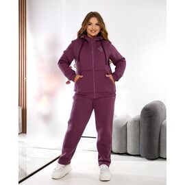 Костюм спортивний жіночий 6171 wine р.50-56 "OSKA" недорого оптом від прямого постачальника