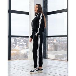 Фотография Костюм спортивный женский ДЗ94 black р.S-XL "AZNA" недорого оптом от прямого поставщика