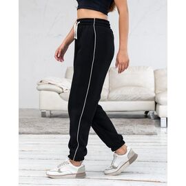 Фотография Штаны спортивные женские тёплые БЗ81 black р.S-XL "AZNA" недорого оптом от прямого поставщика