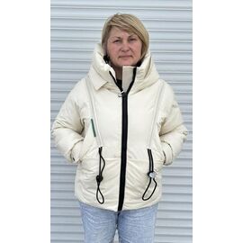 Куртка жіноча зимова 057 milk р.42-50 "DKNSEL" недорого оптом від прямого постачальника