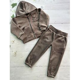 Фотография Костюм детский спортивный тёплый на девочку 1059 brown р.98-116 "Marimaks" недорого оптом от прямого поставщика