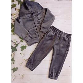 Фотография Костюм детский спортивный тёплый на девочку 1059 d.grey р.98-116 "Marimaks" недорого оптом от прямого поставщика