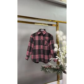 Фотография Рубашка детская тёплая на девочку 110 pink р.116-140 "Marimaks" недорого оптом от прямого поставщика