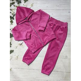 Костюм дитячий спортивний теплий на дівчинку 207 fuchsia р.122-140 "Marimaks" недорого оптом від прямого постачальника