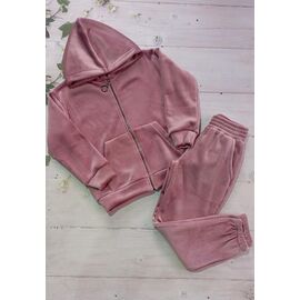 Костюм дитячий спортивний теплий на дівчинку 207 peach р.122-140 "Marimaks" недорого оптом від прямого постачальника