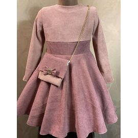 Плаття дитяче на дівчинку M256 pink р.122-134 "Marimaks" недорого оптом від прямого постачальника